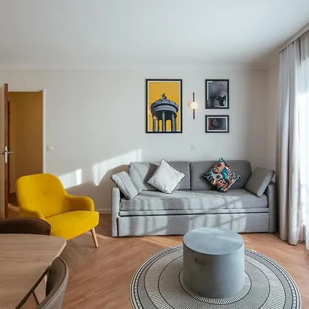 Adagio Buttes Chaumont Lägenhetshotell Paris