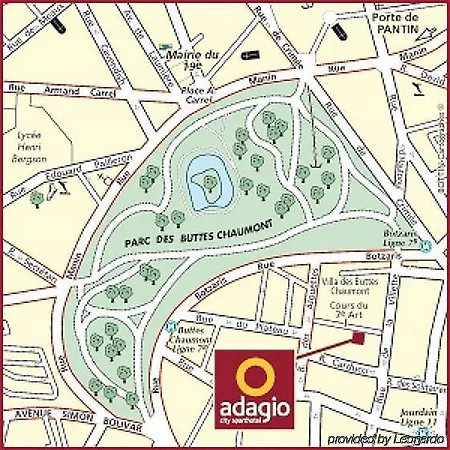 Adagio Buttes Chaumont Aparthotel Paris